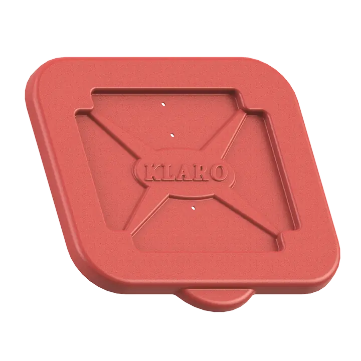 Klaro Plastikinis dangtis 120 l 00042-N - valdomas koja