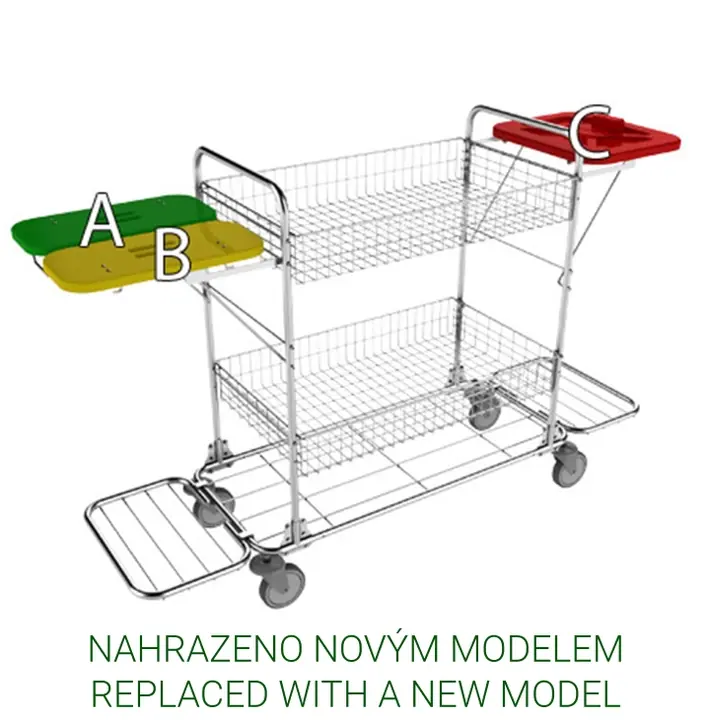 Klaro Transportavimo vežimėlis VELMAN 170 – 122193 – pakeistas naujais modeliais su REGO sistema