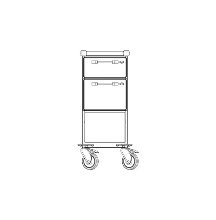 Klaro Daugiafunkcis medicininis vežimėlis METAL LINE PROFI PICCOLO ZV5300N