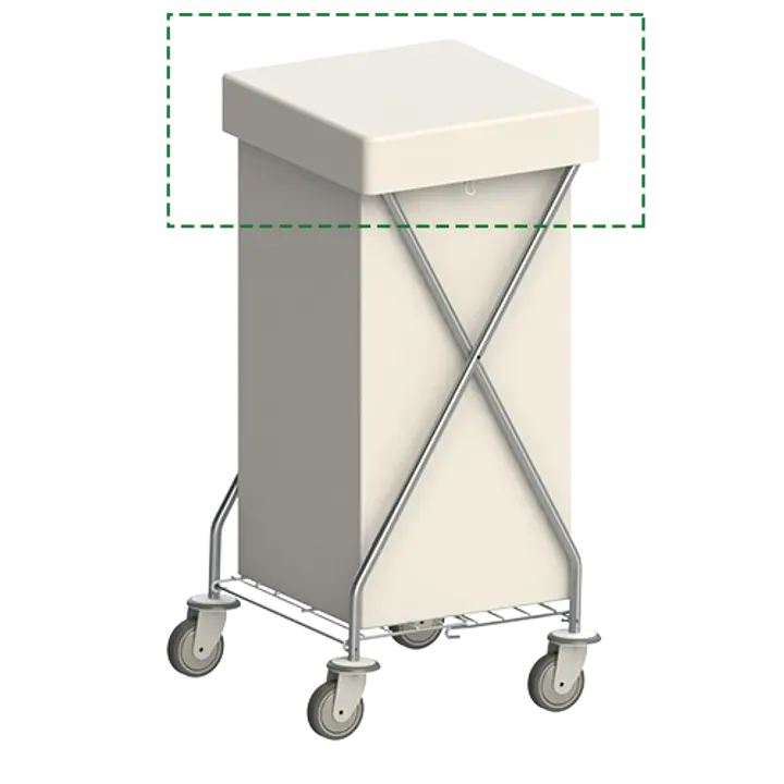 Klaro Dangtis 150L transportavimo maišui, skirtam VAKO X vežimėliui – sustiprintas 100% poliesteris 240g/m2