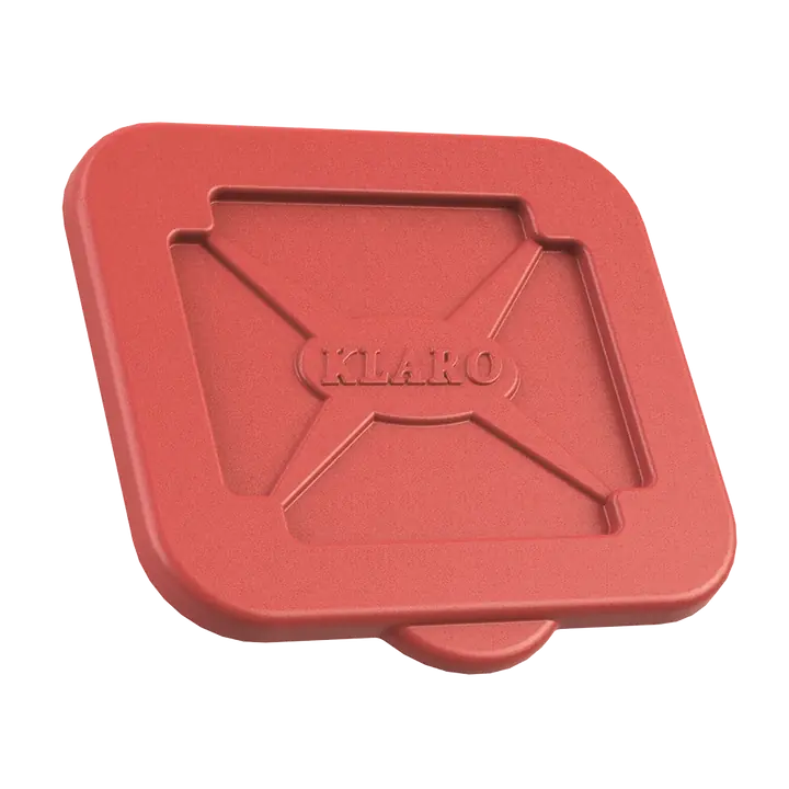 Klaro Plastikinis dangtis 120 l 00042-R-OLD - valdomas ranka, užsegamas