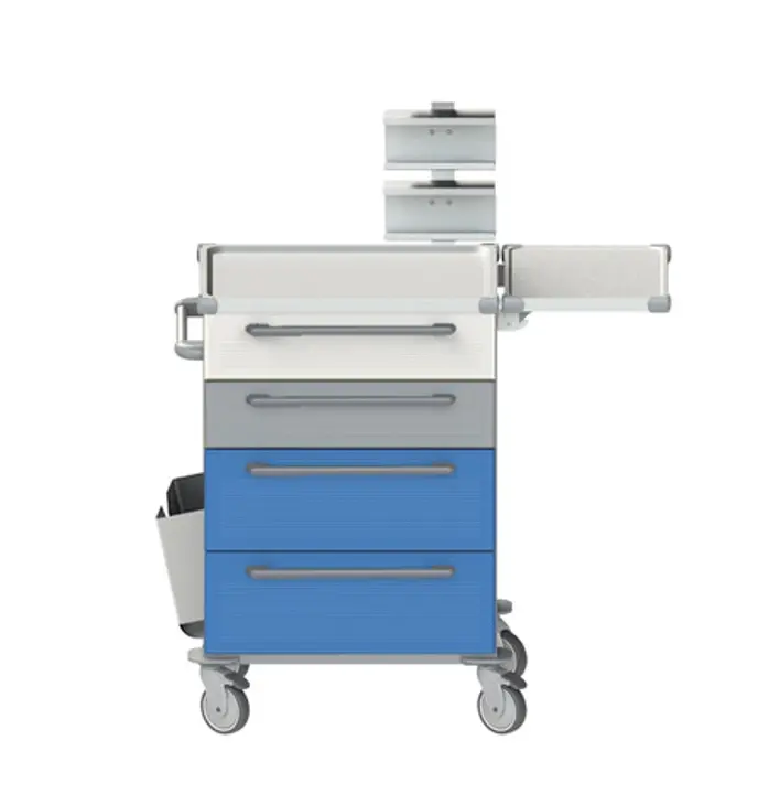 Klaro Vaistų vežimėlis METAL LINE BASIC STANDARD ZV1251N su priedais