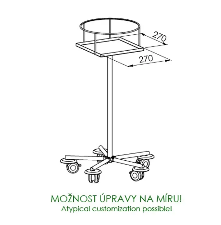 Klaro Nestandartinis mobilusis stovas viryklei CN 182/19