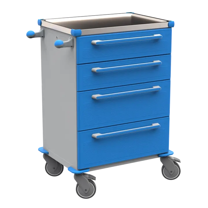 Klaro Daugiafunkcis medicininis vežimėlis METAL LINE BASIC ZV1251N/PZ – aukšta versija