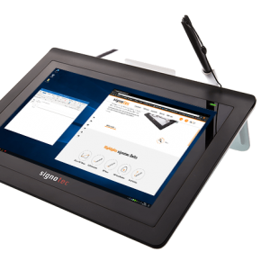 Monitoriaus išplėtimas pasirašymui signotec Delta Pen Display