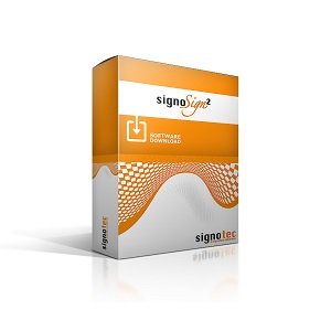 Programinė įranga signotec signoSign/2 Pro