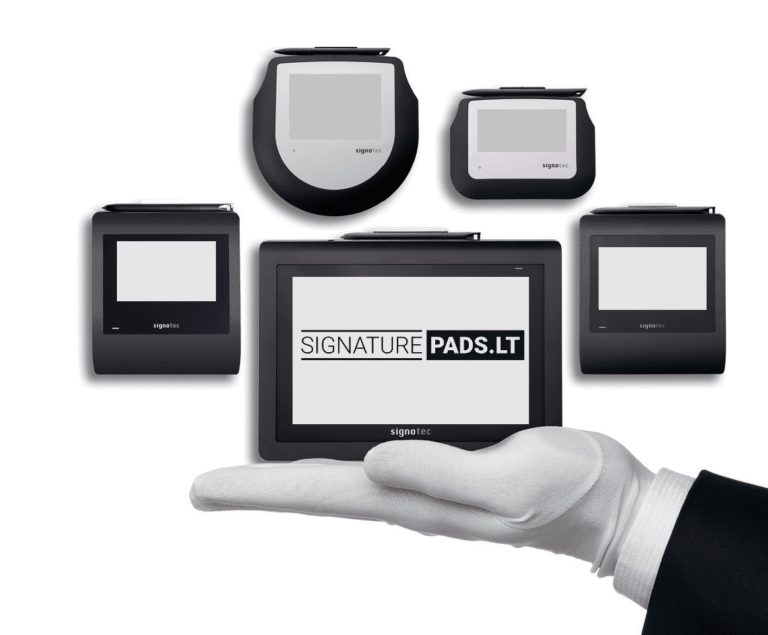 Skaitmeninio parašo planšetės